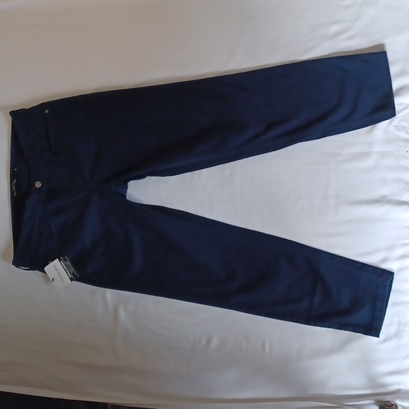 Calvin Klein Jeans Navy "Ankle Skinny" Stretch Cotton Pant NEW- Sz. 10 - Picture 6 of 9